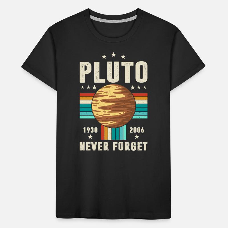 Never Forget Pluto Graphic Kids' Premium Organic T-Shirt