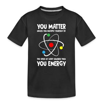 Science Quote - Kinder Premium Bio T-Shirt - Schwarz - Vorne