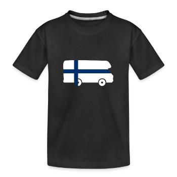 RV Finland Voyage Vacances Camper Autocollant - T-shirt bio Premium Enfant - noir - Devant