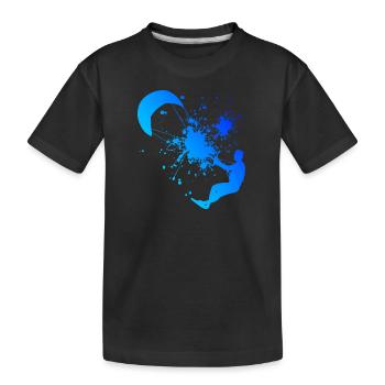 Kitesurf Femmes Kitesurfer Kitesurf Kitesurf - T-shirt bio Premium Enfant - noir - Devant