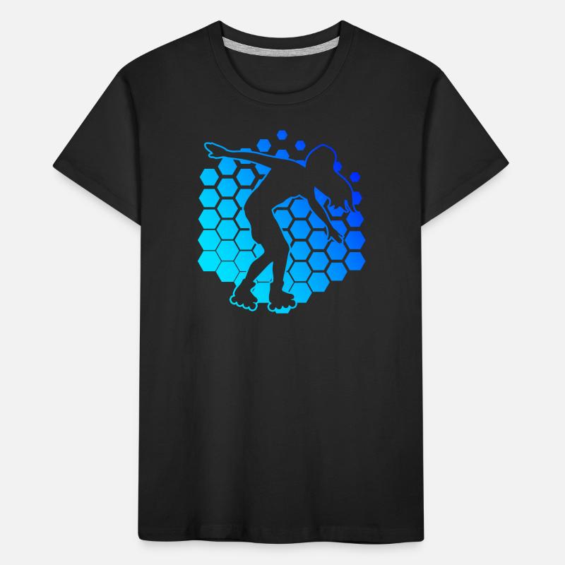 Men's Roller Skating Roller Skates Roller Skating Kids' Premium Organic T-Shirt