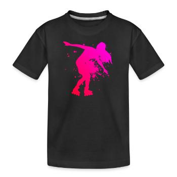 Rollerskaten Roller Skates Hommes Rollerskate - T-shirt bio Premium Enfant - noir - Devant