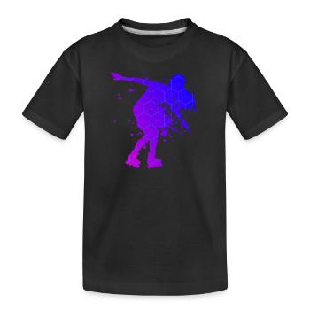 Patins à roulettes pour hommes Patins à roulettes Patins à roulettes - T-shirt bio Premium Enfant - noir - Devant