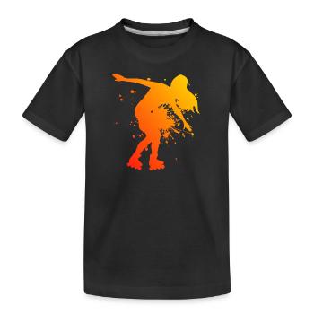 Roller Roller Skateten Roller Skates - T-shirt bio Premium Enfant - noir - Devant