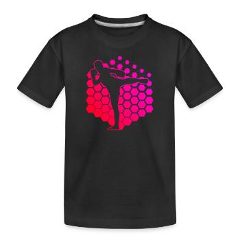 Muay Thai Boxe Thaï Hommes Boxe Thaï Boxeur Thaï - T-shirt bio Premium Enfant - noir - Devant