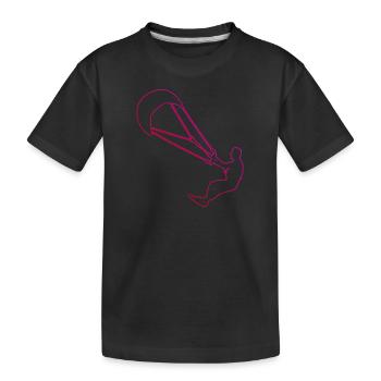 Femmes Kitesurfer Kitesurf Kitesurf Kitesurf - T-shirt bio Premium Enfant - noir - Devant