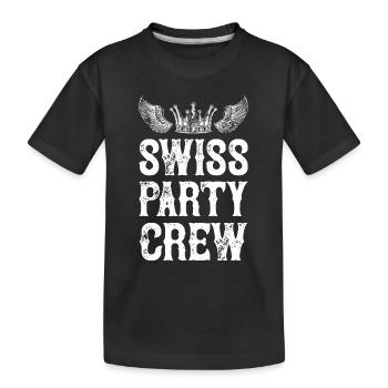 Swiss Party Holiday Crew Suisse - T-shirt bio Premium Enfant - noir - Devant