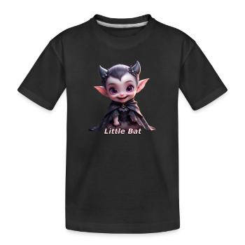 Bat - Kids' Premium Organic T-Shirt - black - Front