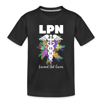 Krankenpflegerin Krankenschwester Krankenpfleger - Kinder Premium Bio T-Shirt - Schwarz - Vorne