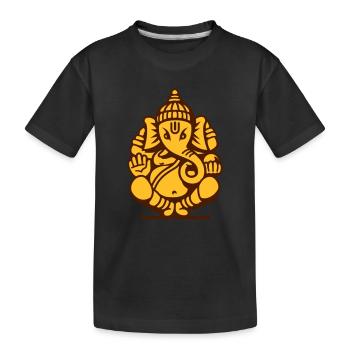 Ganesha Elephant No.04.2_2c - T-shirt bio Premium Enfant - noir - Devant