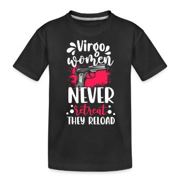Horoscope Terre Superstition - T-shirt bio Premium Enfant - noir - Devant