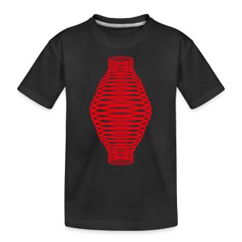 X ray teleport red - Kids' Premium Organic T-Shirt - black - Front