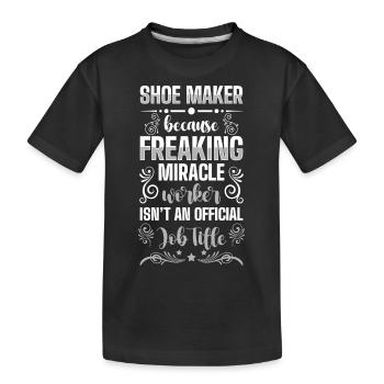 Schuster Humour - T-shirt bio Premium Enfant - noir - Devant