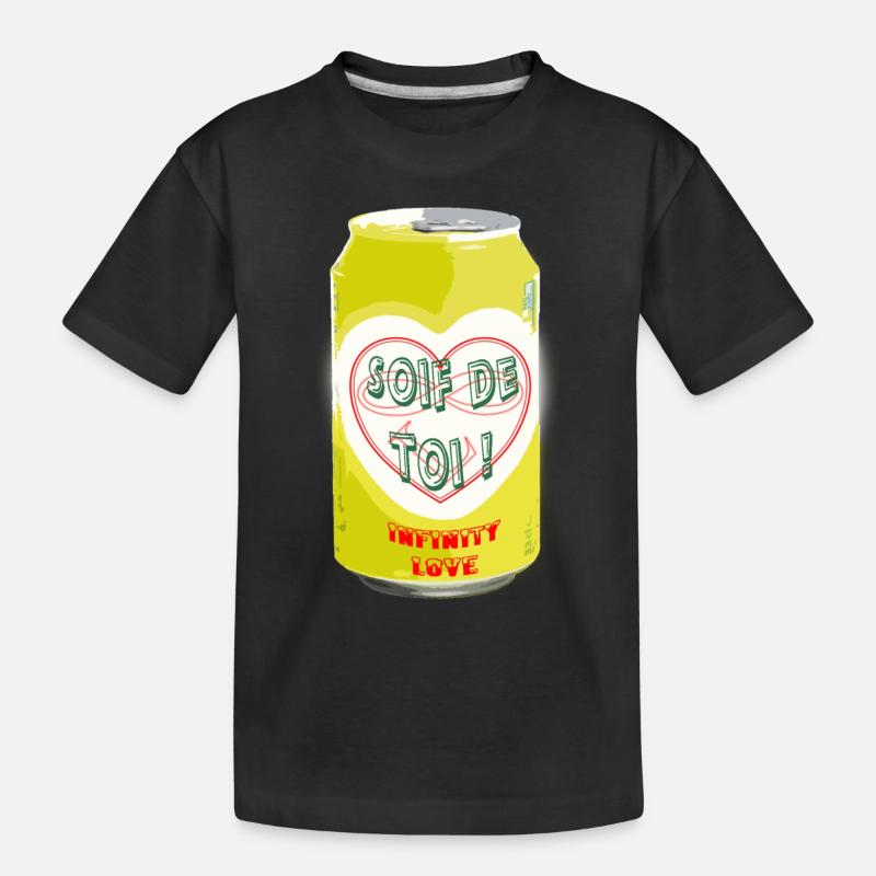 Dose 033 cl Durst nach dir - Kinder Premium Bio T-Shirt - Schwarz