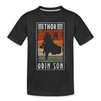 Viking Hache Marteau Celtique - T-shirt bio Premium Enfant - noir - Devant