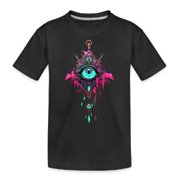 Traumfänger #3 - Kinder Premium Bio T-Shirt - Schwarz - Vorne