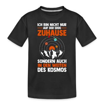 Astrology, Astrologer, Astronaut, Universe, Space - Kids' Premium Organic T-Shirt - black - Front