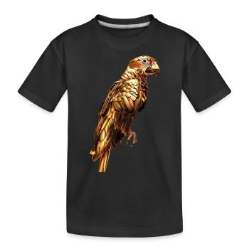 Perroquet - T-shirt bio Premium Enfant - noir - Devant