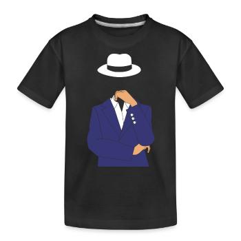 Cybersecurity Cyber Programmer Hacker - Kids' Premium Organic T-Shirt - black - Front
