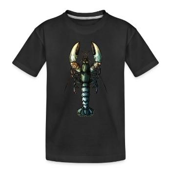 Homard - T-shirt bio Premium Enfant - noir - Devant