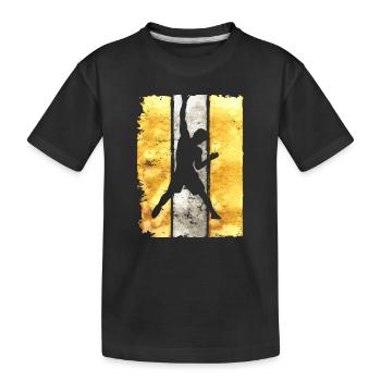 Climbing Climbing Climbers Climbing Wall Mountain - Kids' Premium Organic T-Shirt - black - Front
