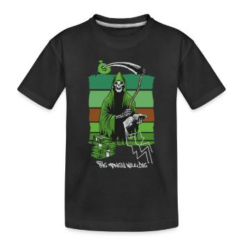 La Faucheuse - T-shirt bio Premium Enfant - noir - Devant