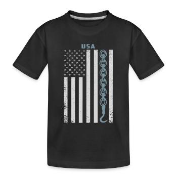 Service de dépannage - T-shirt bio Premium Enfant - noir - Devant