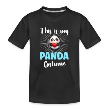 Panda Panda Ours - T-shirt bio Premium Enfant - noir - Devant