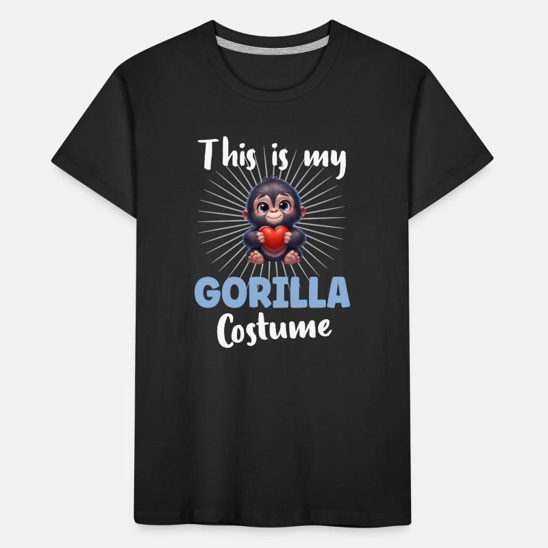 Gorilla Affe Kinder Premium Bio T-Shirt