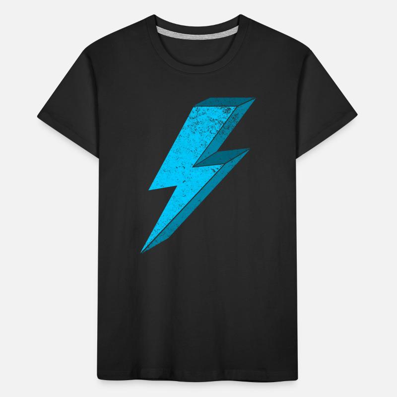 Conception d'éclairage électrique 3D T-shirt bio Premium Enfant