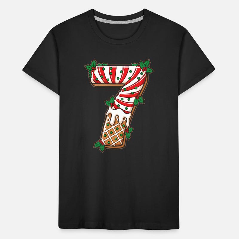Weihnachts 7 Eisstiel Mistel Kinder Premium Bio T-Shirt