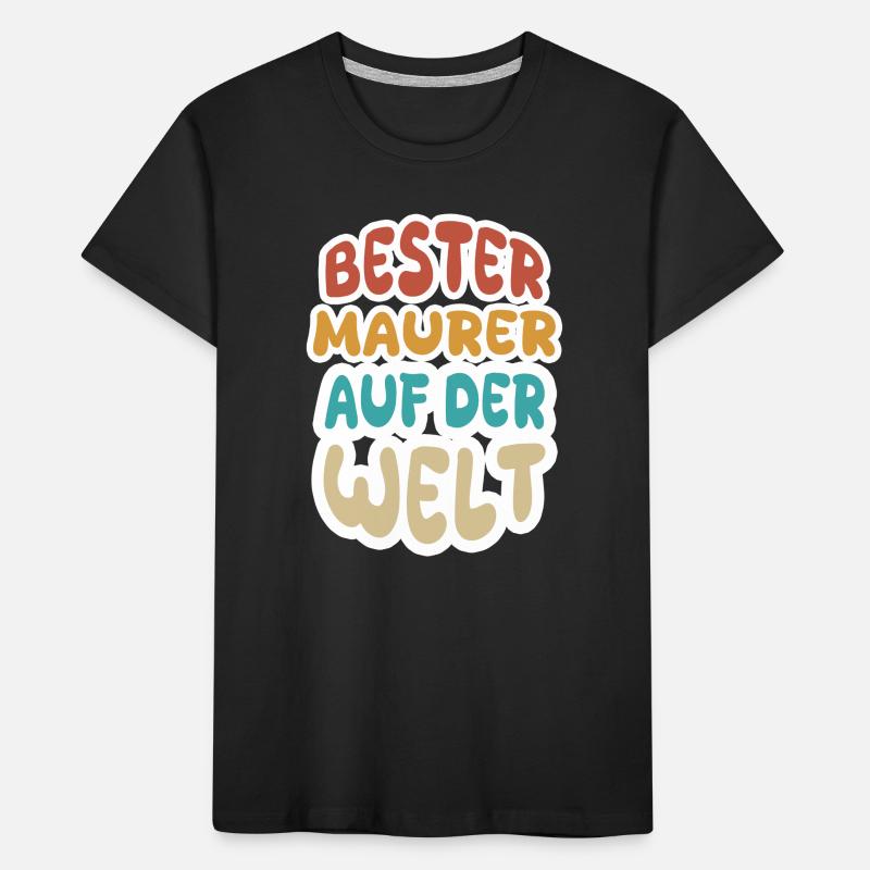 Nomination comme maçon T-shirt bio Premium Enfant