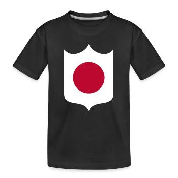 Japan - Kinder Premium Bio T-Shirt - Schwarz - Vorne