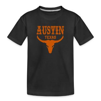 Austin, Texas - T-shirt bio Premium Enfant - noir - Devant