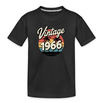 Édition Vintage 1966 - T-shirt bio Premium Enfant - noir - Devant