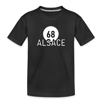Alsace N68 - Kids' Premium Organic T-Shirt - black - Front