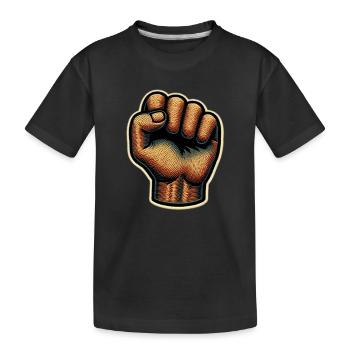 Faust - Kinder Premium Bio T-Shirt - Schwarz - Vorne