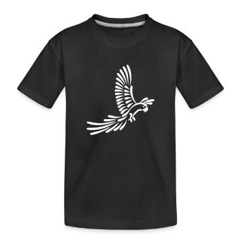 Perroquet - T-shirt bio Premium Enfant - noir - Devant
