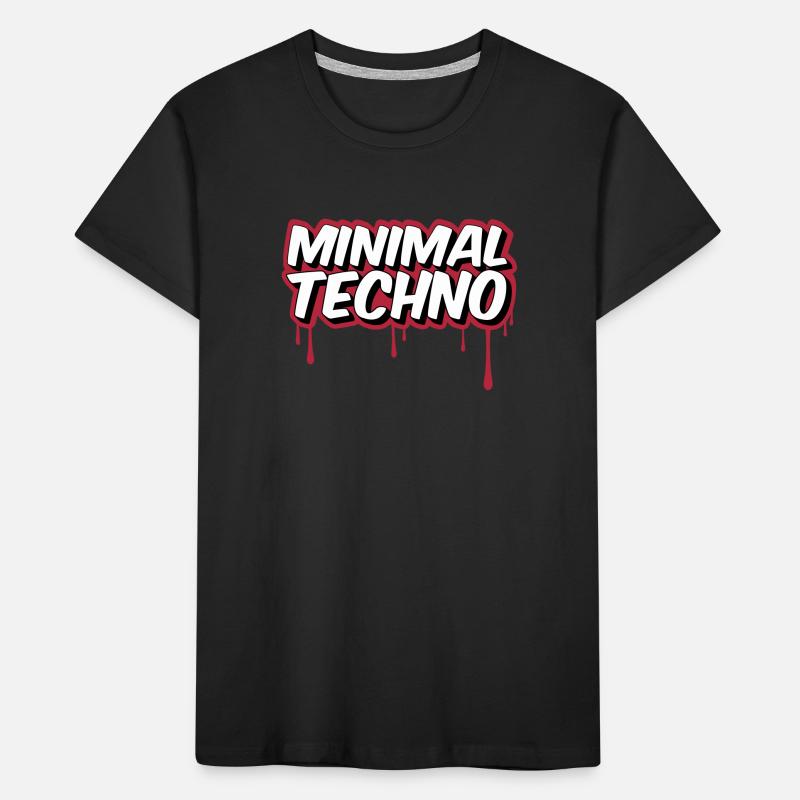 MINIMAL TECHNO Kinder Premium Bio T-Shirt