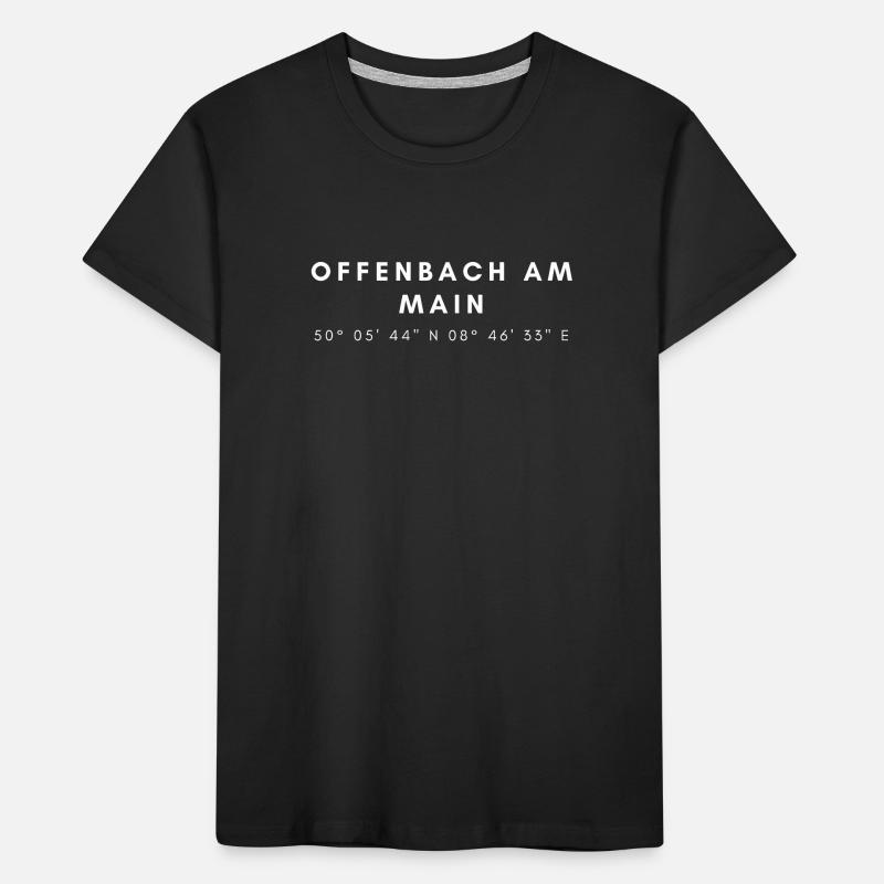 Offenbach am Main Coordinates Kids' Premium Organic T-Shirt