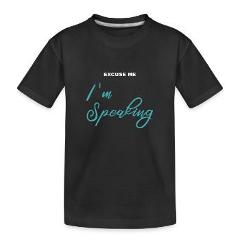 Excusez-moi - je parle - T-shirt bio Premium Enfant - noir - Devant