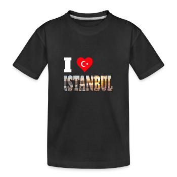 J’adore istanbul - ich liebe Istanbul - T-shirt bio Premium Enfant - noir - Devant