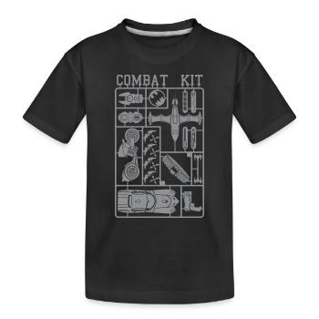 Batman Combat Kit T-shirt - Kids' Premium Organic T-Shirt - black - Front