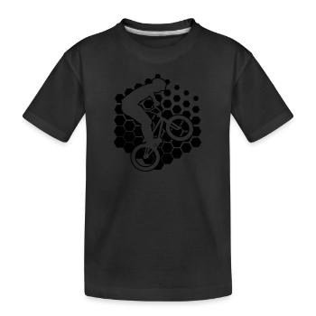 Vélo Hommes bmx bmx garçons bmx vélo vélo - T-shirt bio Premium Enfant - noir - Devant