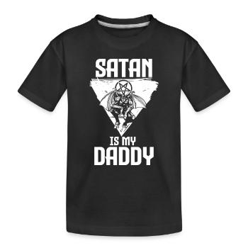 Satanism | Satanist Satan Pentagram Gifts - Kids' Premium Organic T-Shirt - black - Front