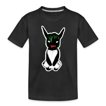 Perdita Figur - Kinder Premium Bio T-Shirt - Schwarz - Vorne