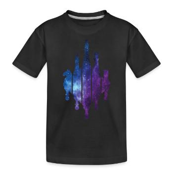 JEU D’ÉCHECS ÉCHECS - T-shirt bio Premium Enfant - noir - Devant