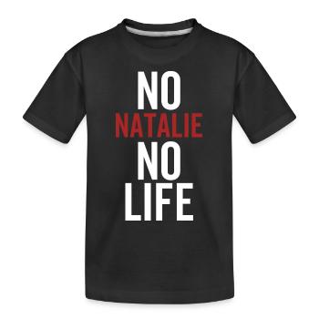Pas de Natalie Pas de vie - T-shirt bio Premium Enfant - noir - Devant