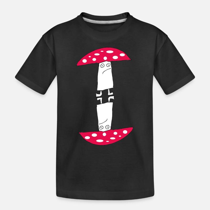 Champignons - T-shirt bio Premium Enfant - noir