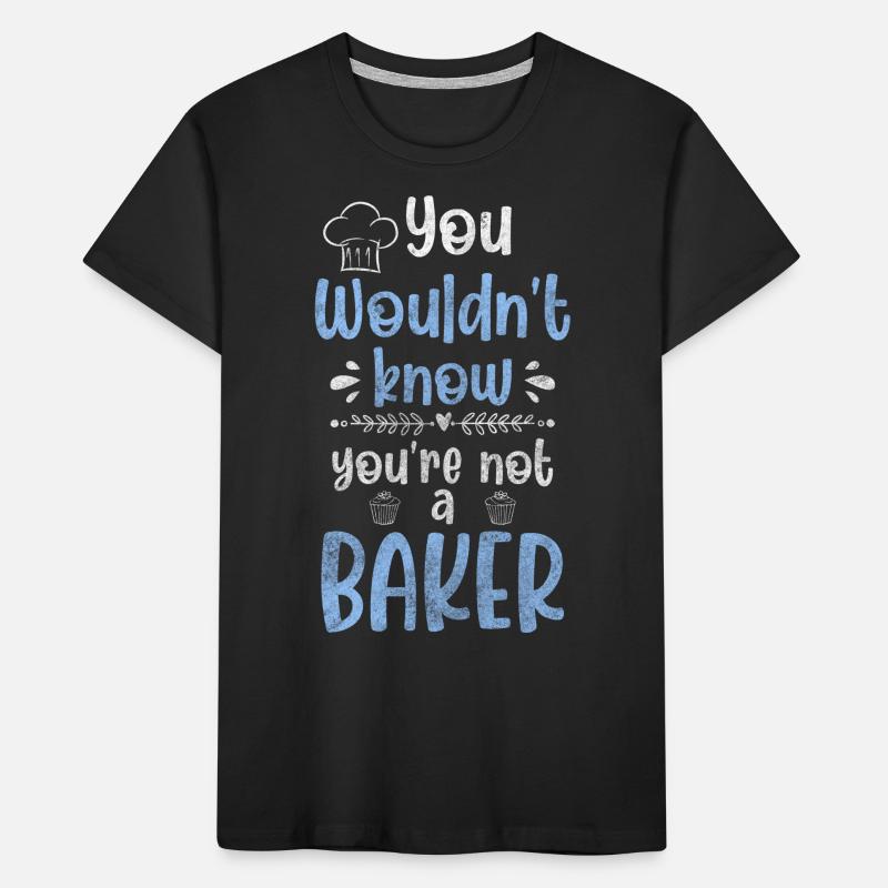 Backen Konditor Backwaren Lecker Kinder Premium Bio T-Shirt